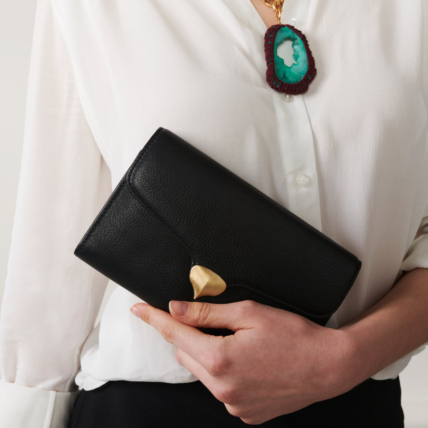 Lapwing Large Purse - Black