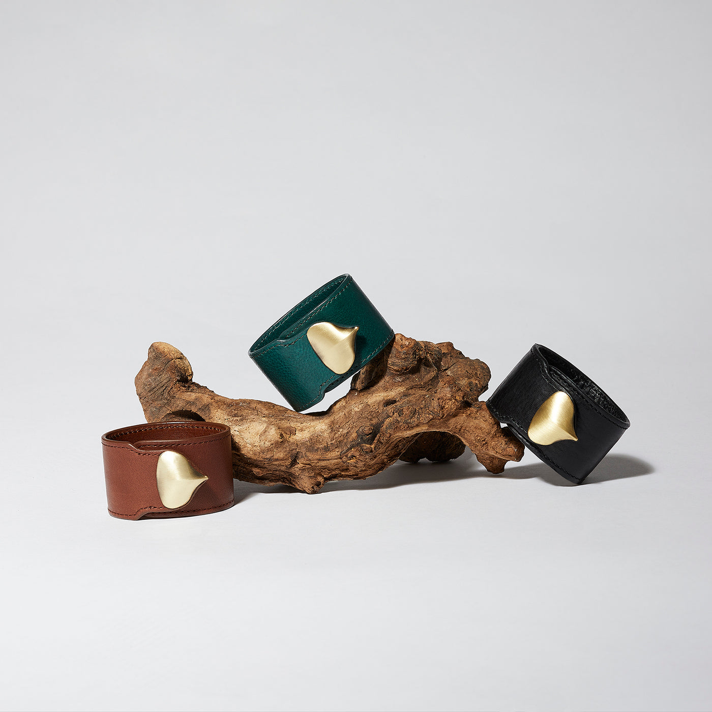 Sparrow Leather Bracelet Green