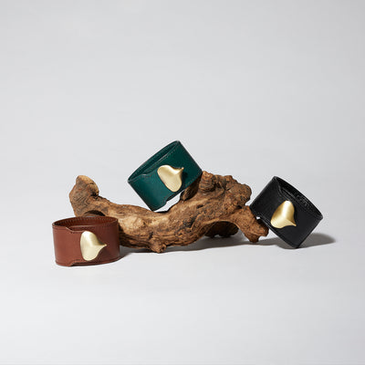 Sparrow Leather Bracelet Green