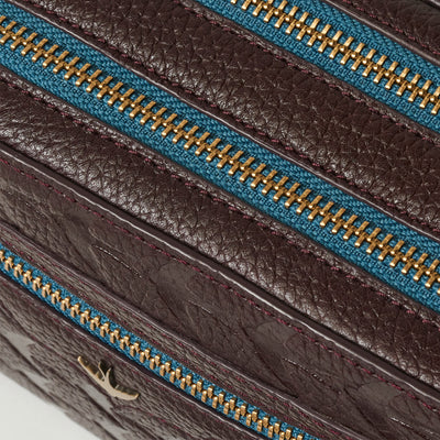 Swan Camera Bag - Burgundy