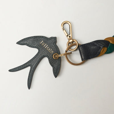 Herron Tassel Keyring Indigo blue