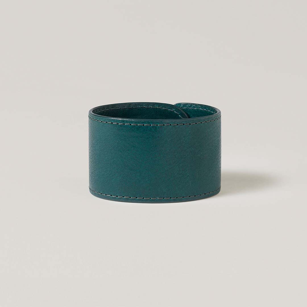 Sparrow Leather Bracelet Green